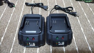 マキタ　makita　互換　充電器　18V～21V マキタバッテリー 小型互換 充電器 2個セット　送料無料