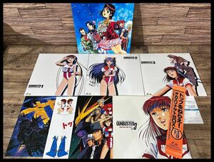 G① # LD102 rare that time thing GUNBUSTER gun Buster Aim for the Top!oka erina rhinoceros BOX LD laser disk box +2 pieces set 