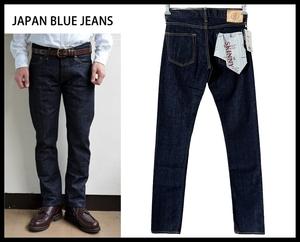 ■ 未使用 保管品 濃紺 JAPAN BLUE JEANS ジャパンブルージーンズ JB0206 14oz ヴィンテージ セルビッチ スキニー デニム パンツ W29