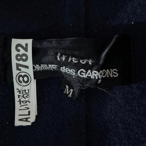 ■ tricot COMME des GARCONS トリコ コムデギャルソン 13AW AD2013 インディゴ染め ウール 3パッチポケット カバーオール ジャケット 紺 Mの画像7