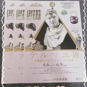 【チラシ3部】テルマエ展　パナソニック汐留美術館　美術館　展覧会　新品未使用