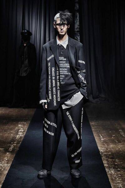 yohji yamamoto pour homme 21aw セットアップ