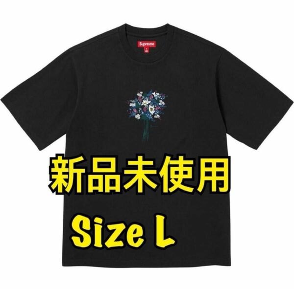 Supreme Bouquet SS Top Blackシュプリーム ブーケ L シュプリーム BLACK ブラック Tシャツ