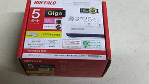 未開封新品　 BUFFALOGiga対応 スイッチングハブ 5ポート　LSW6-GT-5EP/WH　●〇送料込み