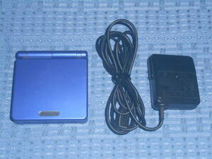  Game Boy Advance SP (GAME BOY ADVANCE SP,GBA SP) body azulite blue with charger . junk treatment AGS-001 Nintendo nintendo 