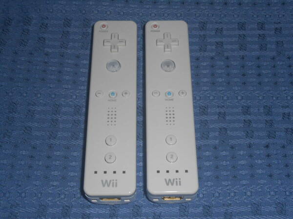 Wiiリモコン２個セット 白(shiro シロ ホワイト) RVL-003 任天堂 Nintendo