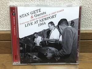 Stan Getz & Guests / Live At Newport 1964 ライブ盤 傑作 輸入盤(EU盤) Gary Burton Gene Cherico Joe Hunt Astrud Gilberto Chet Baker