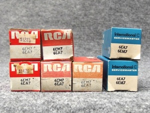 RCA ほか / 真空管 / 「6EM7 / 6EA7」 (計7個) 【現状渡し品】