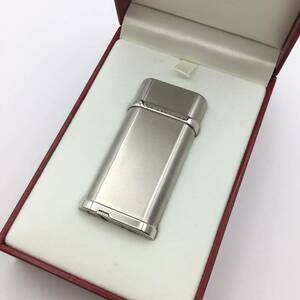 【10013】良品★Cartier カルティエ ローラー ガスライター ゴドロン オーバル 楕円 シルバー 着火未確認 喫煙具 箱あり 中古品 二次流通品