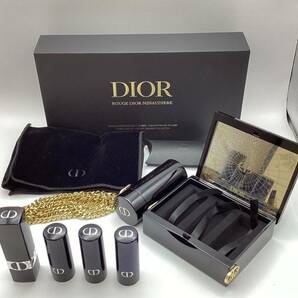 【7323】Dior ディオール ルージュ ディオール ミノディエール クリスマスコフレ 限定品 口紅 999V・674・471・913 未使用品 二次流通品 の画像1