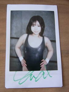 *< used > autograph go in Cheki [. month ..] Battle sexy cat ring 08 ( Cheki only )