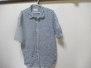 4L■CLOTHES TRUCK★半袖シャツ★チェック柄★used 送料無料　