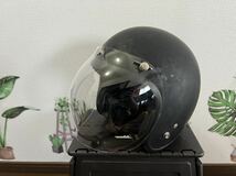 ☆ジェットヘルメット 艶消しブラック☆シールド付き☆_画像1
