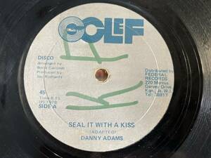 DANNY ADAMS / SEAL IT WITH A KISS & TOP CAT / A LETTER FROM THE BOARD OF EDUCATIO LOVERS REGGAE 12 レア盤　試聴