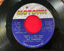 G.C.CAMERON / NO MATTER WHERE & HAVE I LOST YOU MOTOWN SOUL 45 レア盤　試聴_画像1