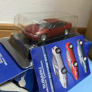 京商1/64 スバルミニカーコレクション サンクス スバル アルシオーネ SVX CXD レッド 赤 SUBARU ジウジアーロの画像1