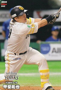 043　甲斐　拓也（ソフトバンク）◆プロ野球チップス　2024　第１弾◆レギュラーカード