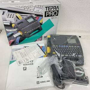  unused goods TEPRA PRO Tepra Pro SR717 KING JIM King Jim AC adapter manual original box . for cartridge 