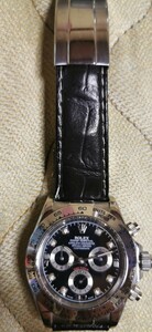 ROLEX、DAYTONAデイトナ、オマージュ、39mm自動巻き腕時計、美品、作動確認済み