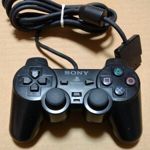 【PS2】 アナログコントローラー　DUALSHOCK2　ブラック　デュアルショック2　SCPH-10010