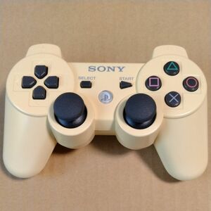 ① 【PS3】 ワイヤレスコントローラー DUALSHOCK3 ホワイト CECH-ZC2J　デュアルショック3