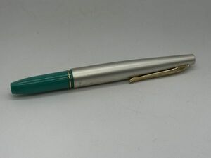 [23334] platinum platinum fountain pen 14K ink less green silver writing brush chronicle not yet verification junk treatment non-standard-sized mail 120 jpy 