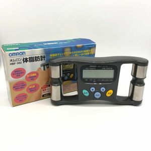 [24846]OMRON Omron body fat meter HBF-302 home use health appliances measuring instrument operation verification ending passing of years storage goods secondhand goods packing 60 size 