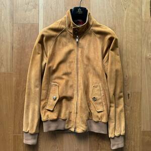 BARACUTA G9 SUEDE ハリントンジャケット 38 バラクータ スエード イタリア製 