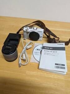 * Canon Canon mirrorless camera EOS M3 lens kit white /EF-M15-45 IS STM
