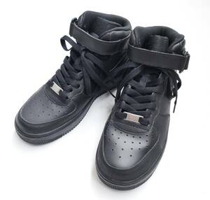  Nike военно-воздушные силы one MID черный 24cm(US6Y)