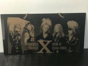 X JAPAN プレート 壁掛け インテリア コレクション 当時物 現状品