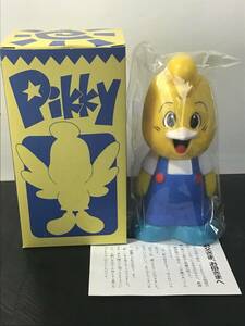 未使用 天理教 少年会 キャラクター「Pikky」貯金箱 ソフビ コレクション 現状品