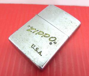 Zippo ジッポー U.S.A. A/03 シルバー レギュラー オイルライター 着火未確認