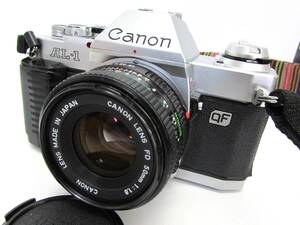 1円～ 動作品 Canon キャノン AL-1 QF / FD 50mm F1.8 一眼レフ フィルムカメラ M