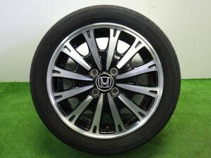 ★N-BOX カスタム G ターボ JF1★1本 165/55R15 ホンダ 純正 アルミ 100 4H 56mm 15インチ 4.5J +45 中古 タイヤ ホイール