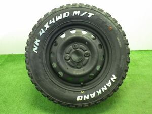 ★NANKANG NK 4×4WD M/T★1本 155/70R13 スチール 100 4H 56mm 13インチ 4.00BJ タイヤ ホイール