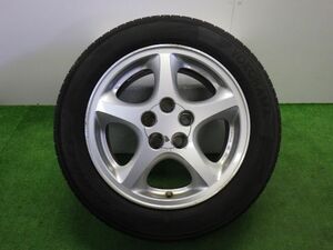 ★カレン XS ST206★1本 205/55R15 トヨタ 純正 アルミ 100 5H 54mm 15インチ 7J +45 中古 タイヤ ホイール