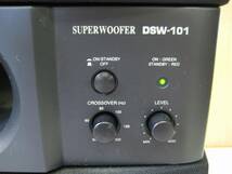 A6078　　DENON DSW-101 スーパーウーハー　通電確認済み_画像2