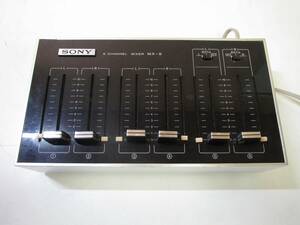 A6136　SONY　CHANNEL　MIXER　MX-8　通電・動作確認済み