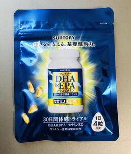 サプリメント サントリー DHA＆EPA+セサミンEX 120粒