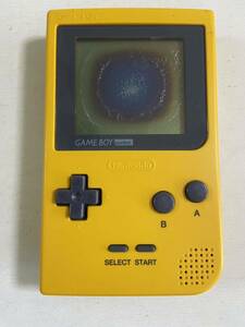 ★即決★ Nintendo 任天堂 GAME BOY Pocket ゲームボーイポケット ゲーム機 本体 MGB-001 イエロー