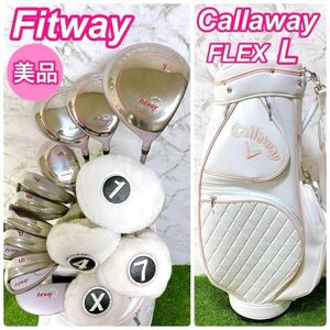 【コース映え】Fitway Callaway REVA レディースゴルフセット