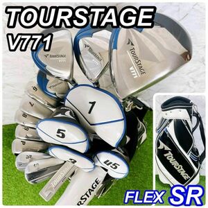 【良品】TOURSTAGE V771 ツアーステージ メンズゴルフセット 12本