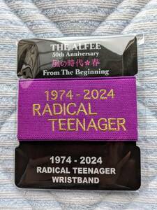 THE ALFEE アルフィー　RADICAL TEENAGER リストバンド 50周年