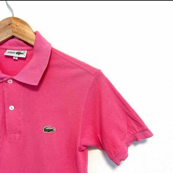 CHEMISE LACOSTE ピンク　2 ポロシャツ