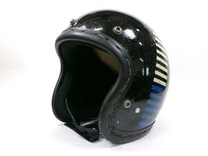 60s HARLEY-DAVIDSON MODEL S шлем глаз глубокий обработанный .L*60 годы McHAL Mac отверстие BELL 500TX Harley AMF железный экскаватор 