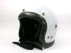 初期！60s HA R-1 革巻き ジェットヘルメット M★ 60年代 アライ ヒロタケ 新井廣武 商店 ARAI BELL 500TX 旧車 CB750KO Z1 Z2 500SSマッハ