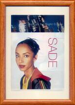 ★貴重！★ SADE シャーデー アルバム「Lovers Rock」CD発売時 VIRGIN　MAGAZINE ★額装★B5★ アートフレーム★_画像2