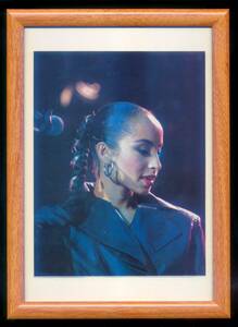 ★貴重！★ SADE シャーデー アルバム「PROMISEプロミス」発売時★音楽誌 美麗写真 ★ロンドンライブ★額装★B5★ アートフレーム★