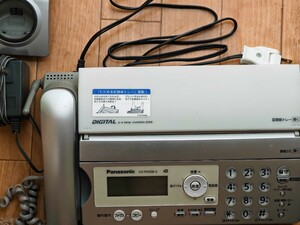 【動作未確認ジャンク】Panasonic KX-PW506-S パナソニック FAX 親機のみ 電話機 電話 ファックス 子機無し おたっくす